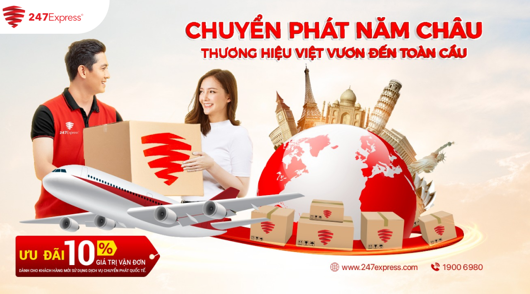 247Express chuyển phát nhanh quốc tế uy tín, chất lượng cao.