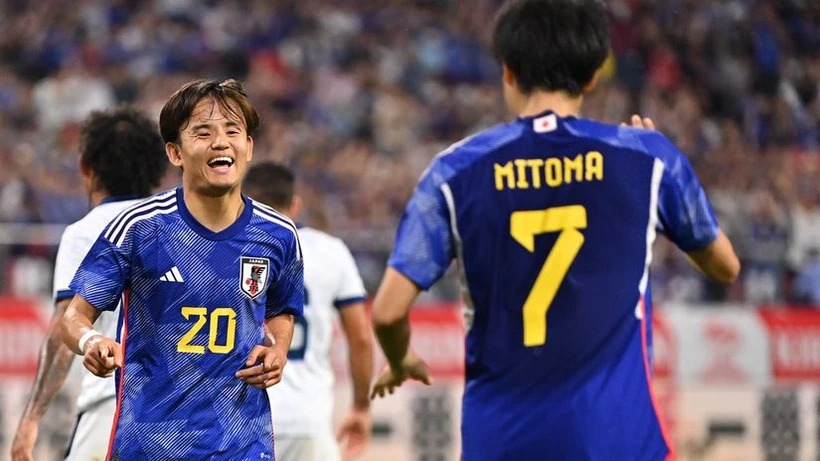 Kaoru Mitoma và Takefusa Kubo có nguy cơ lỡ Asian Cup 2023. (Nguồn: Getty Images)