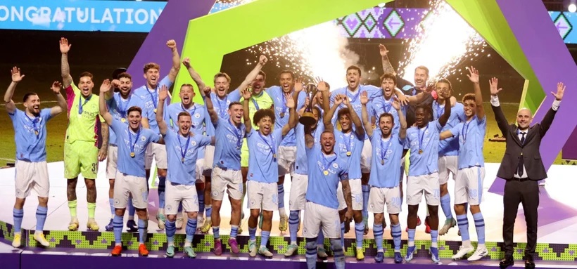 Manchester City lần đầu vô địch FIFA Club World Cup. (Nguồn: TTXVN)