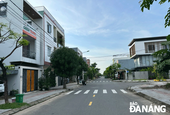 The appearance of Hoa Xuan urban area has changed. Photo: P.C