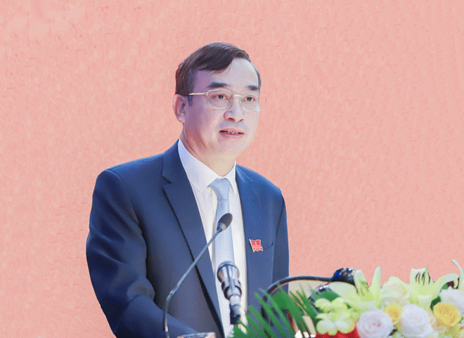 Chairman of the Da Nang People's Committee Le Trung Chinh.