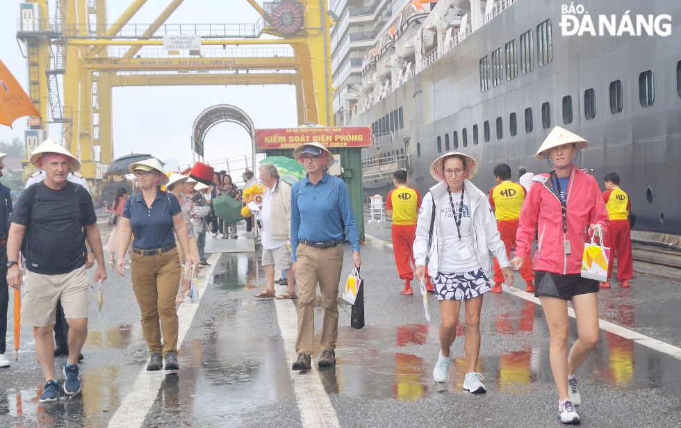 Visitors to Da Nang are mainly from European and American markets. Photo: THU HA