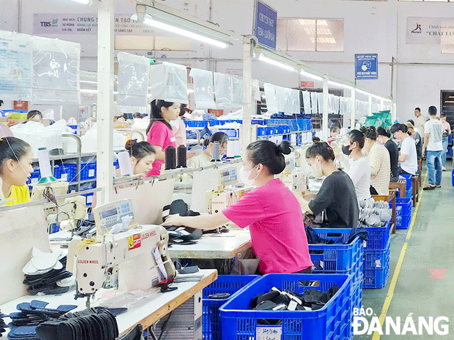 Production activities at the Huu Nghi Da Nang Production and Trading Joint Stock Company. Photo: M.Q