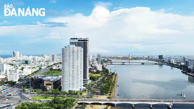 A corner of the eastern bank of the Han River. Photo: TRONG HUY