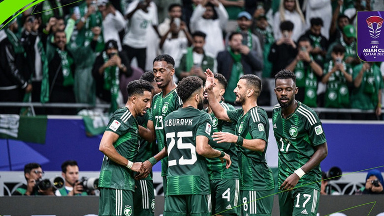 Saudi Arabia trở thành đội thứ 5 vào vòng 1/8 Asian Cup 2023. (Nguồn: AFC)