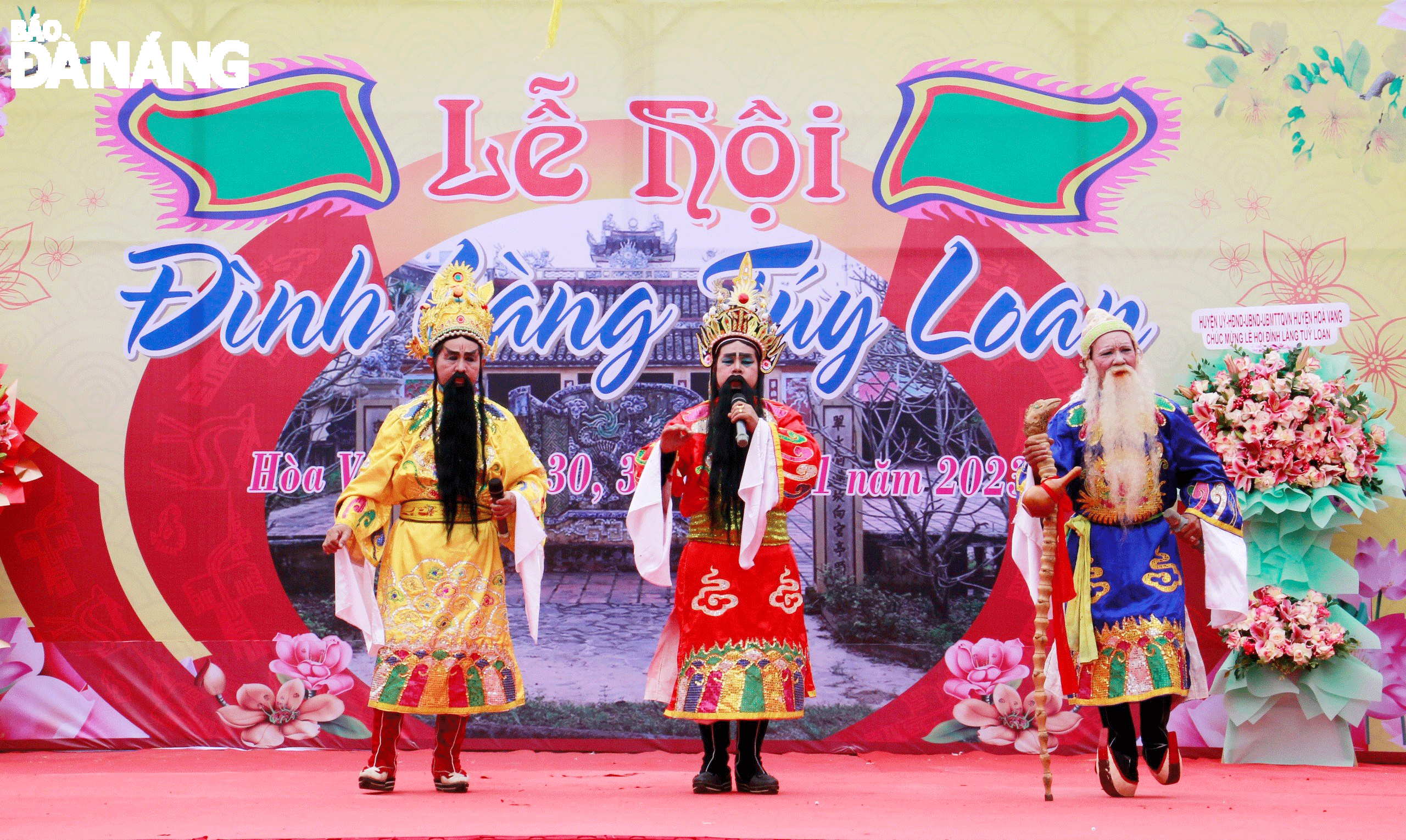 Lễ hội đình làng Túy Loan năm 2024 được tổ chức vào ngày 18 và 19-2 với nhiều hoạt động lễ và hội hấp dẫn. Ảnh: X.D