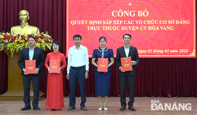 Huyện ủy Hòa Vang thành lập 23 chi bộ trực thuộc