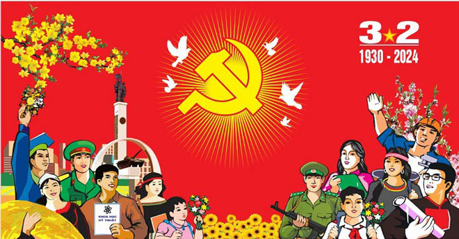 Kỷ niệm ngày thành lập Đảng Cộng sản Việt Nam là dịp để ta nhìn lại, tự hào về những thành tựu đạt được, cũng chính là thời điểm ta nhận ra thời cơ, thách thức cũ và mới đang chờ đợi. Ảnh: S.T