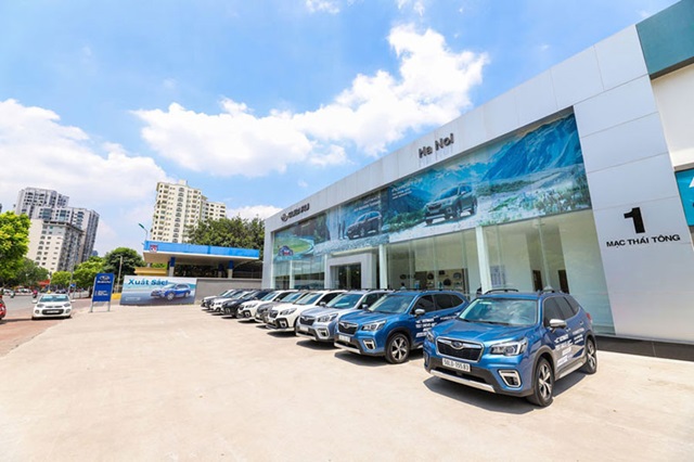 Đại lý Subaru Hà Nội tại số 1 Mạc Thái Tông.