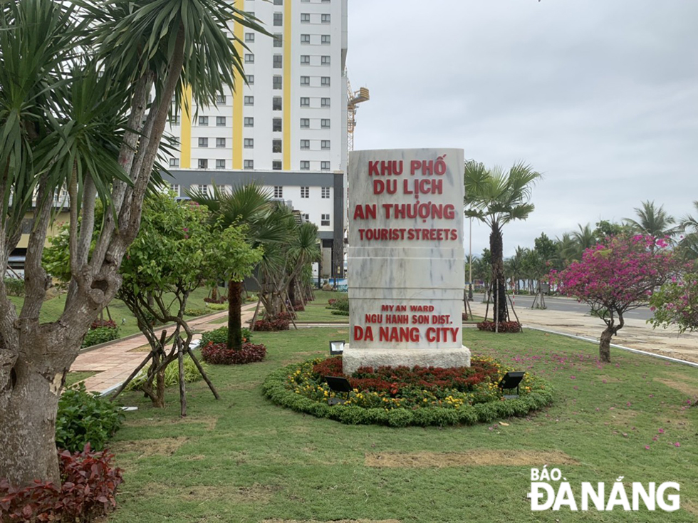 The An Thuong tourist area featuring hotel infrastructure, walking streets and many services serves tourists all year round. Photo: G.P