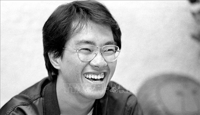 Bức ảnh đen trắng chụp ông Akira Toriyama hồi tháng 5-1982. Ảnh: AFP/TTXVN