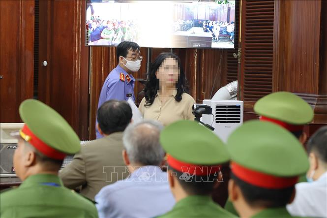 Bị cáo Trương Mỹ Lan tại phiên tòa ngày 19-3. Ảnh: Thanh Vũ/TTXVN