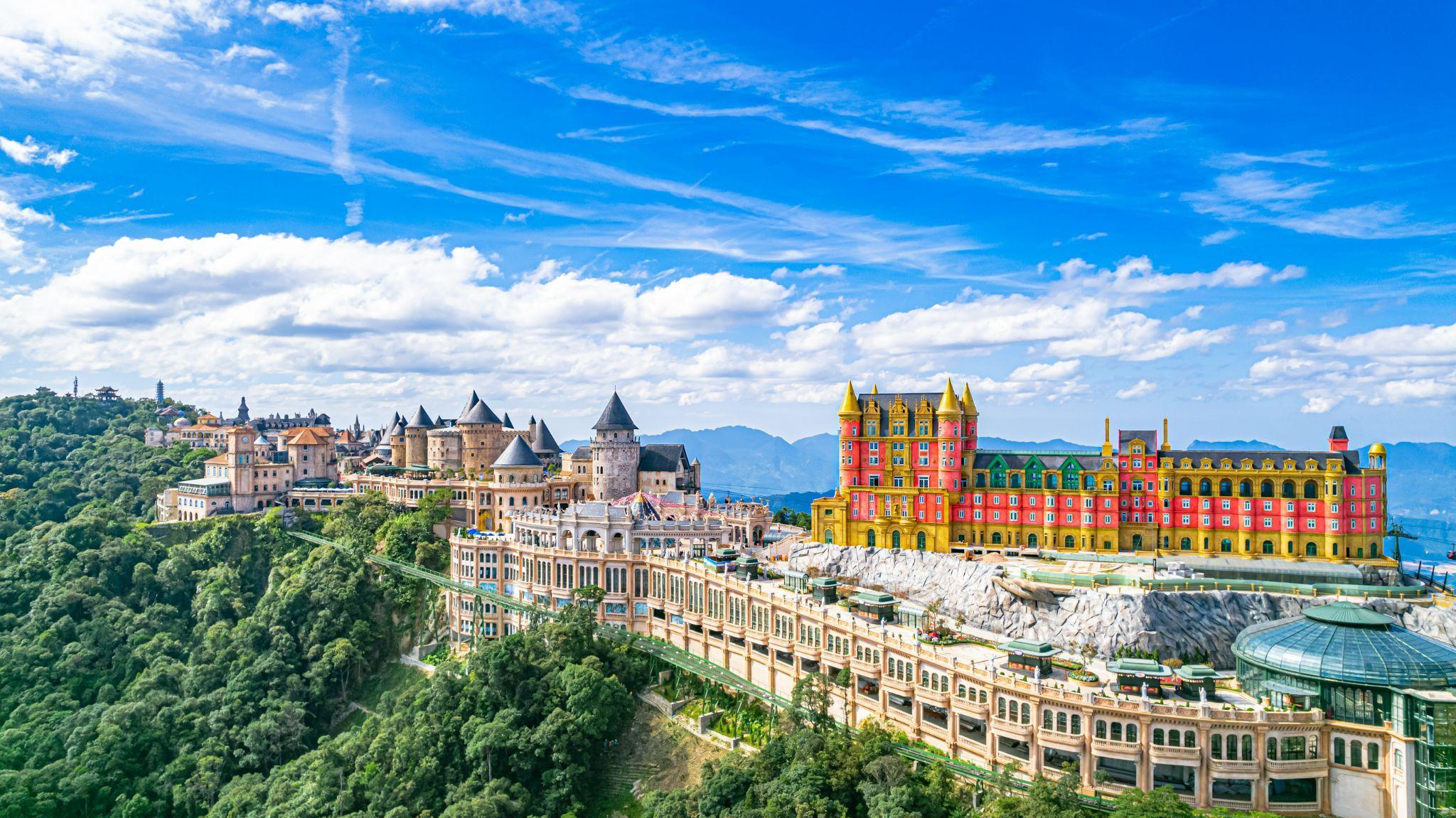 The beauty like something out of a fairy tale at Sun World Ba Na Hills.