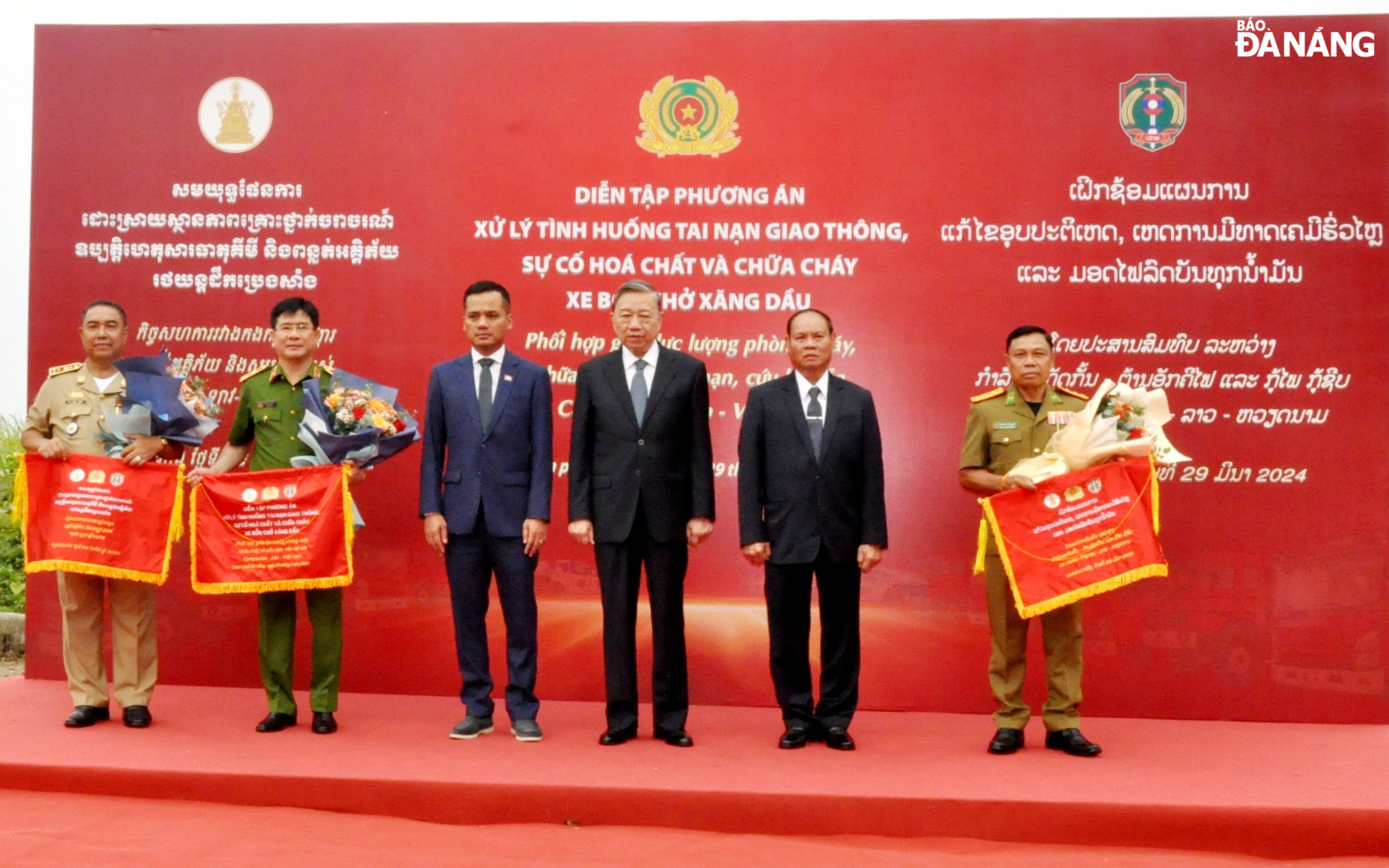 The Ministers of Public Security and Home Affairs of Cambodia, Laos and Vie