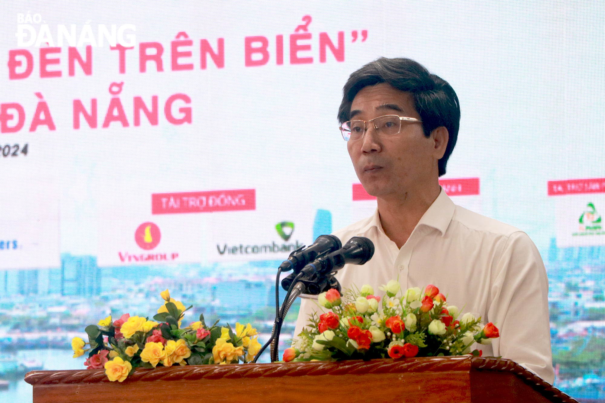 Phó Chủ tịch UBND thành phố Trần Chí Cường phát biểu tại chương trình 