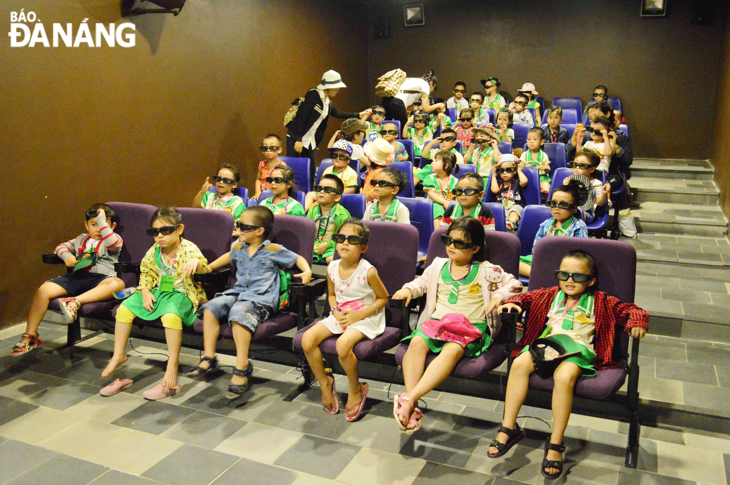  An underground 4D movie theater under My An Beach next to the walking tunnel under Vo Nguyen Giap Street invested by Holiday Beach Hotel. Photo: HOANG HIEP