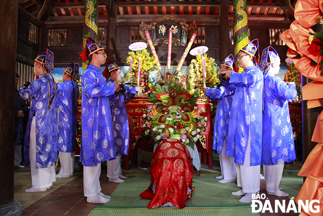 Lễ chánh tế là lễ chính của lễ hội đình làng Hải Châu hằng năm.
