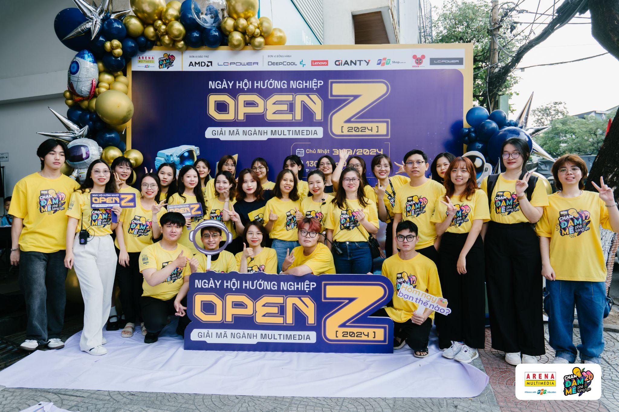 Open Z 2024 - Ngày hội hướng nghiệp ngành Multimedia tại Đà Nẵng.