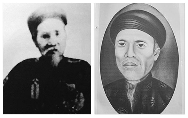 Từ trái qua: Các sứ thần Lê Đỉnh (1847-1920) và Hà Đình Nguyễn Thuật (1842-1912). Ảnh tư liệu