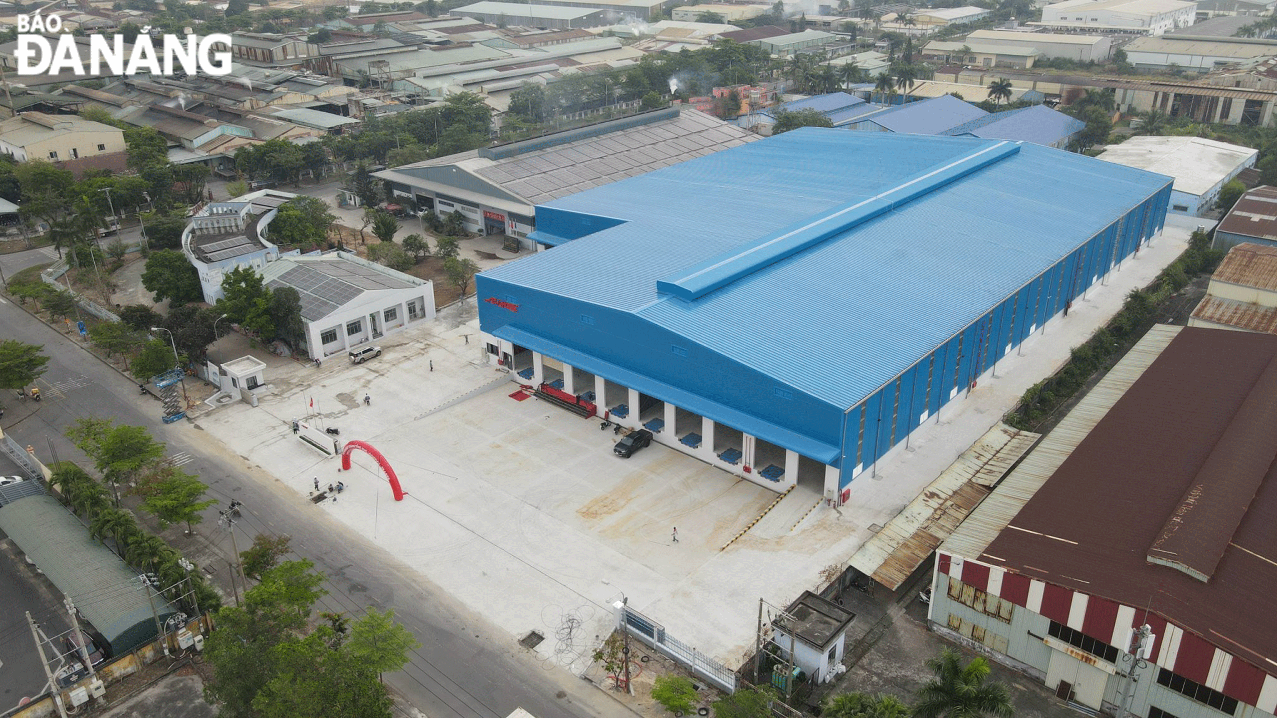 Tổng kho logistics Searee tại Khu công nghiệp Hòa Khánh được đưa vào khai thác trong tháng 3-2024. Ảnh: GIA PHÚC