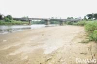 Độ mặn nước sông Cẩm Lệ tăng cao