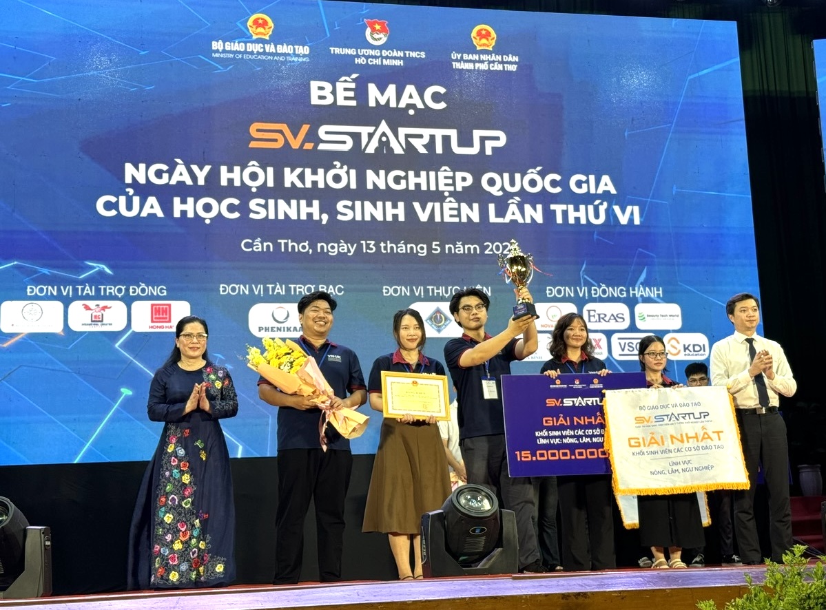 Sinh viên Đại học Đà Nẵng đạt giải Nhất SV-Startup 2024