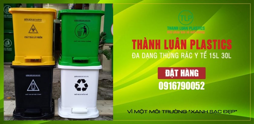 Thùng rác nhựa chất lượng, bền đẹp, giá tốt