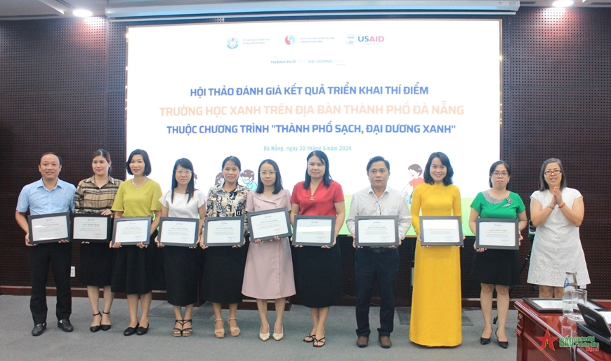 Nhân rộng triển khai mô hình trường học xanh tại các trường THCS, THPT