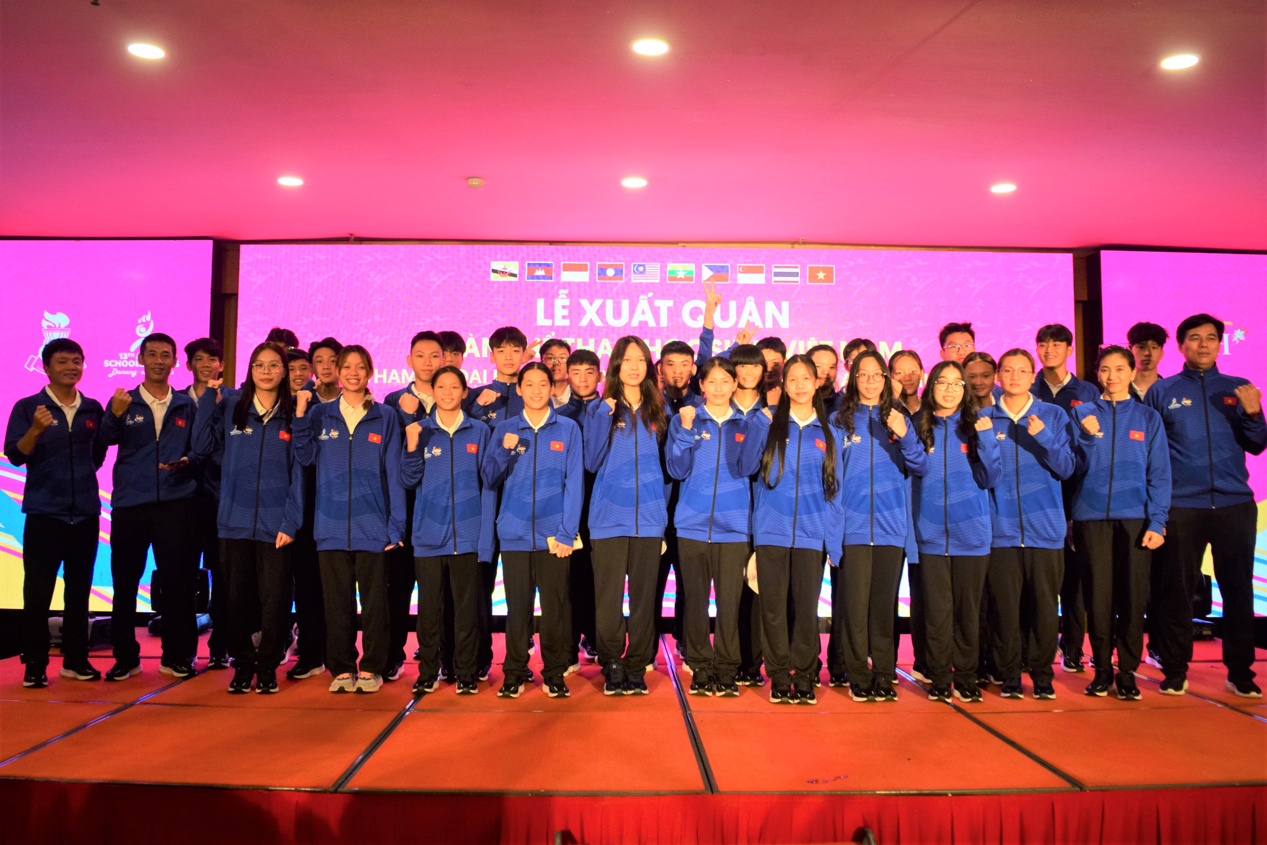 Đại hội Thể thao học sinh Đông Nam Á lần thứ 13 năm 2024: Đoàn thể thao học sinh Việt Nam sẵn sàng tranh tài