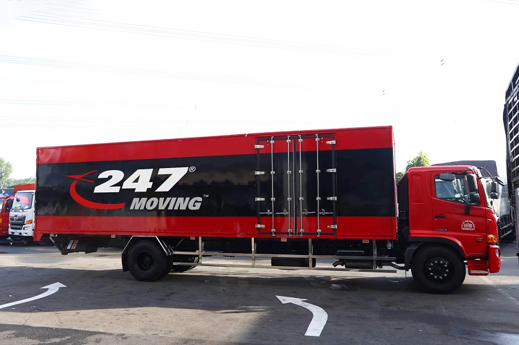 Xe tải dùng để chuyển dọn nhà của 247Express.