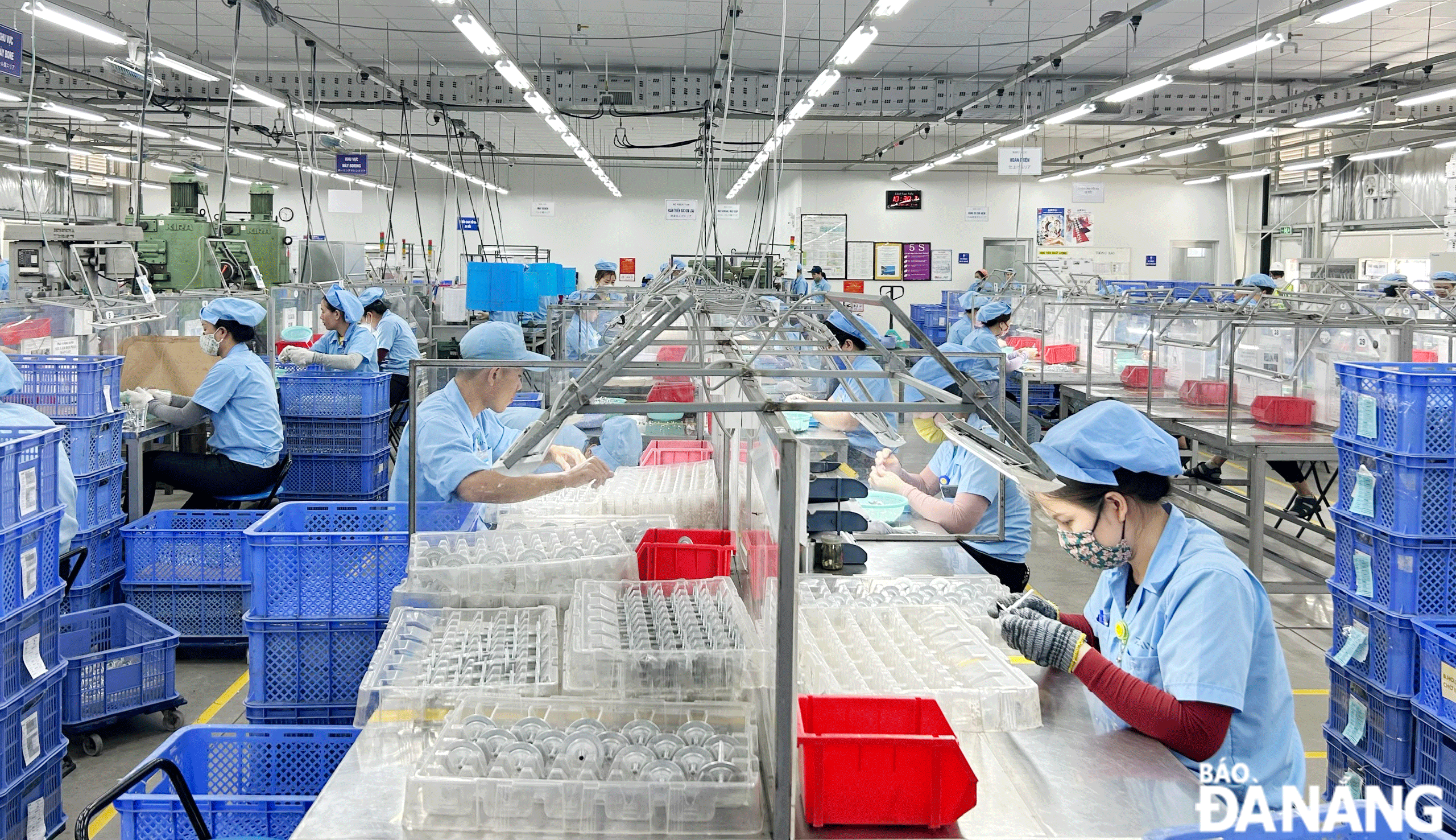 Production activities at Daiwa Viet Nam Co., Ltd., which won the National Quality Gold Award in 2022. Photo: M.Q