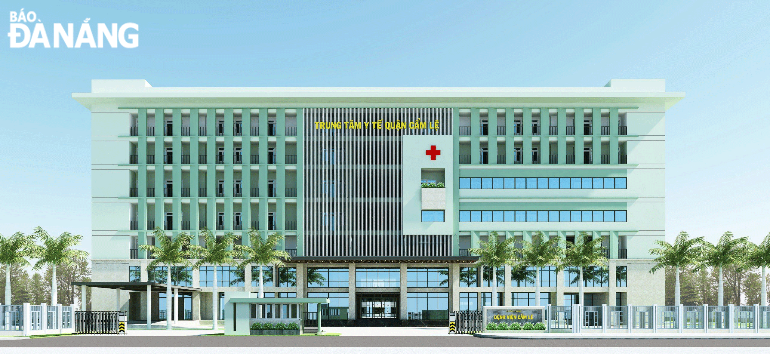 Worked started on the Cam Le District Medical Centre at Phase 1 in November 2020. The nearly VND 239 billion centre was put into use on June 14, 2023. Photo: M.Q