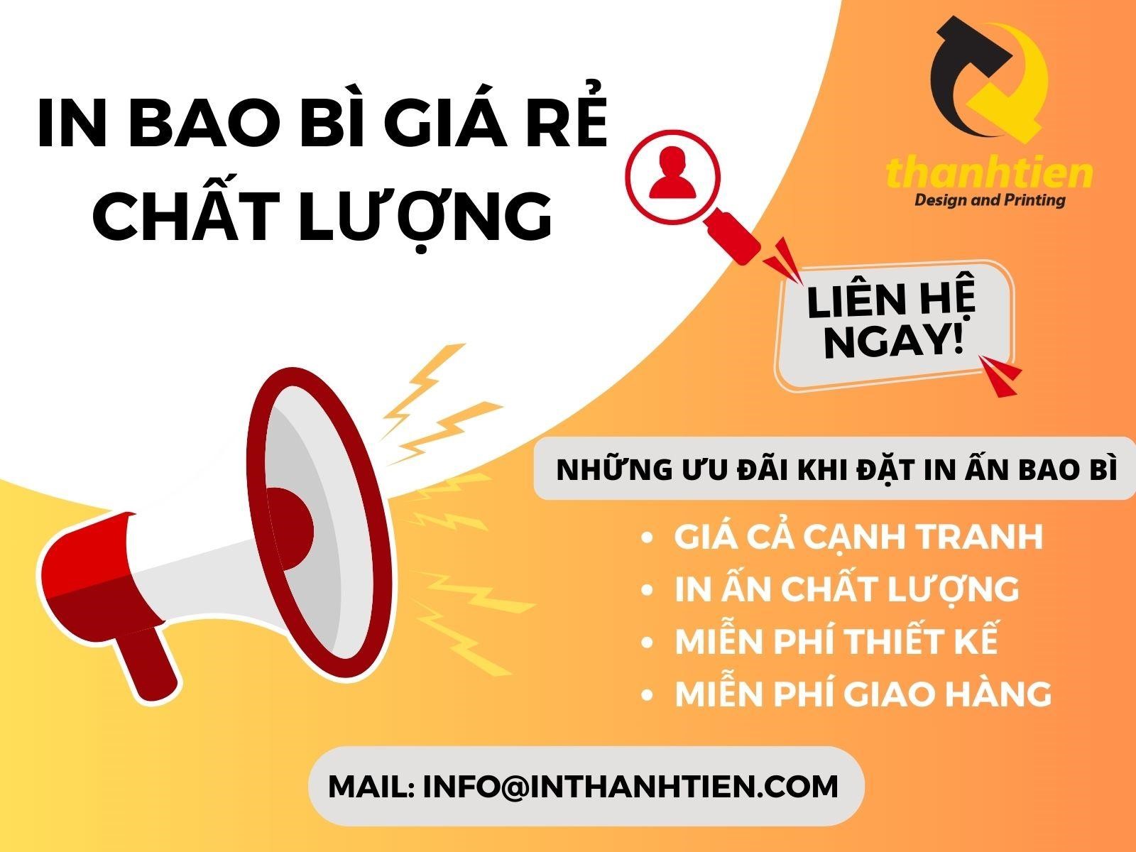 Bao bì Thành Tiến - Xưởng in bao bì nhựa giá rẻ tại Hà Nội