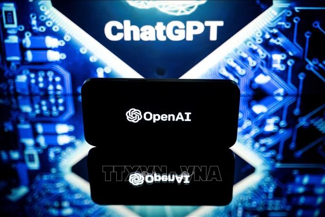 Biểu tượng của OpenAI và ChatGPT. Ảnh: AFP/TTXVN