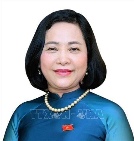 Bà Nguyễn Thị Thanh, Uỷ viên Trung ương Đảng, Phó Chủ tịch Quốc hội nhiệm kỳ 2021-2026. Ảnh: TTXVN