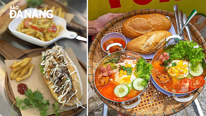 Bánh mì Việt Nam không chỉ thu hút bởi hương vị đặc trưng mà còn nhờ sự sáng tạo đa dạng ở từng vùng miền. Ảnh: Y.Đ