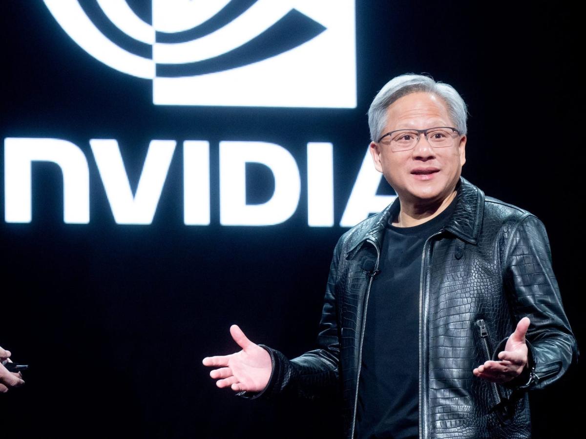 Ông Jensen Huang, CEO Nvidia. Ảnh: Bloomberg