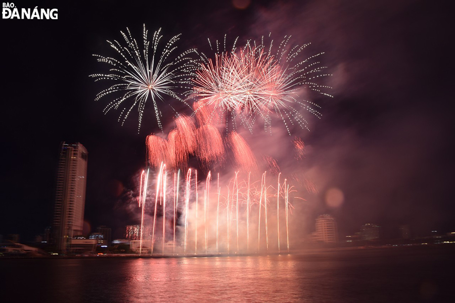 Fireworks mixed with music brought many emotions to the audience