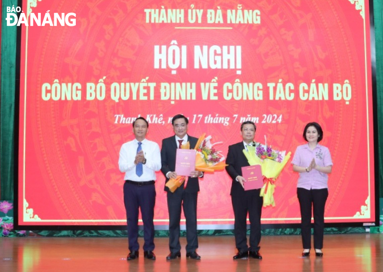 Ông Nguyễn Thành Tiến giữ chức Bí thư Quận ủy Thanh Khê