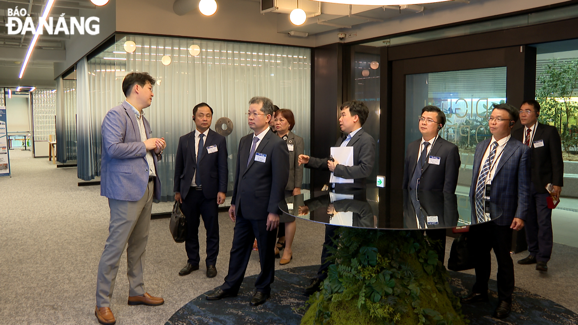 The high-level delegation of Da Nang visiting the Pangyo Techno Valley