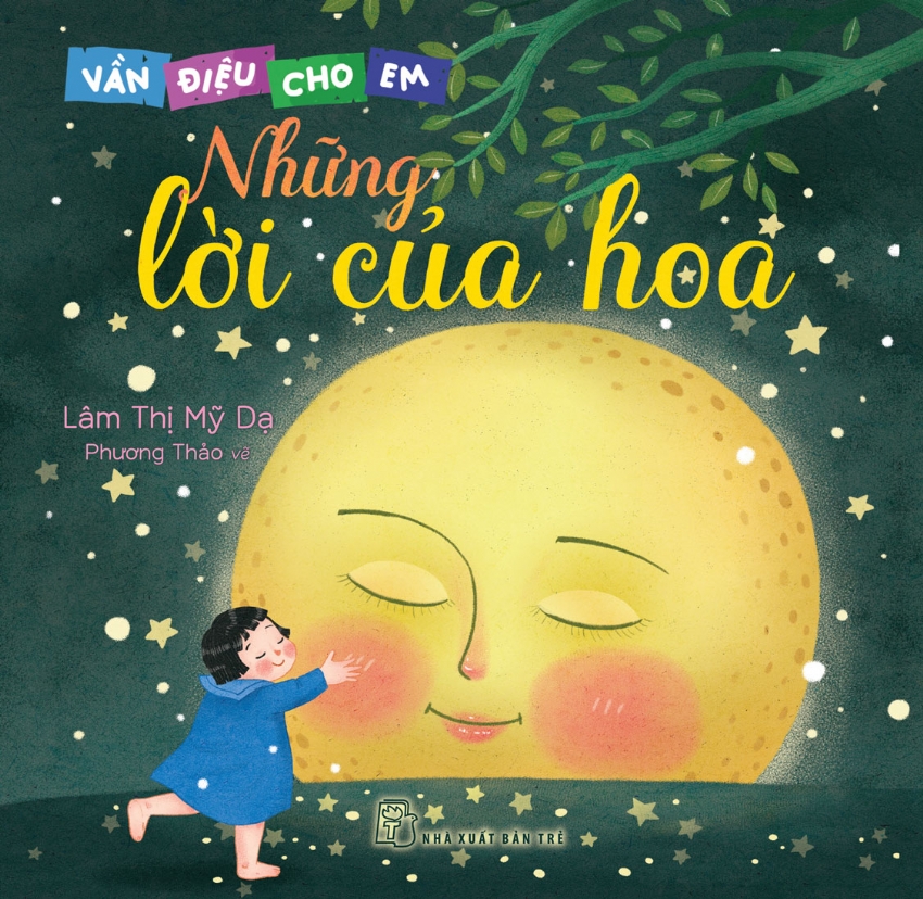 Bìa tập thơ “Vần điệu cho em: Những lời của hoa”.