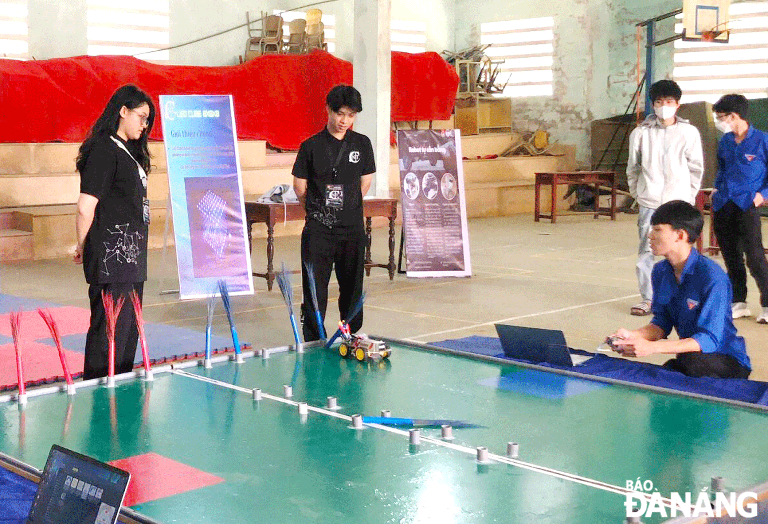 Youths of Lien Chieu District participate in robot competition at the ‘Youth Creativity’ festival in January 2024 organised by Lien Chieu District Youth Union. Photo: N.Q