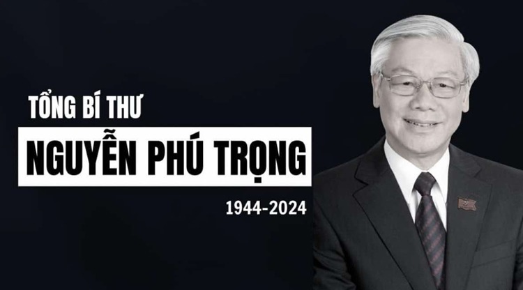 Lễ viếng Tổng Bí thư Nguyễn Phú Trọng được tổ chức tại Nhà tang lễ Quốc gia số 5 Trần Thánh Tông, thành phố Hà Nội, bắt đầu từ 7 giờ đến 22 giờ ngày 25-7-2024 và từ 7 giờ đến 13 giờ ngày 26-7-2024; Lễ truy điệu được tổ chức lúc 13 giờ ngày 26-7-2024 tại Nhà tang lễ Quốc gia số 5 Trần Thánh Tông, thành phố Hà Nội.