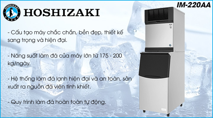 Máy làm đá viên Hoshizaki - Thương hiệu nổi tiếng đến từ Nhật Bản