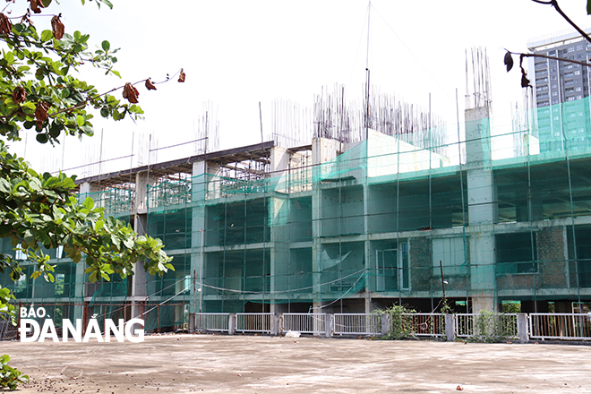 The affordable housing development for low-income earners in the An Trung 2 resettlement area