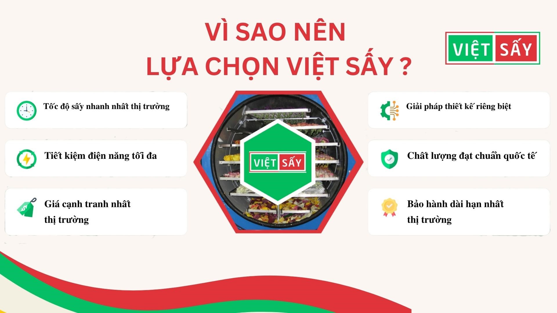 Lý do bạn nên sử dụng máy sấy thăng hoa của Việt Sấy.