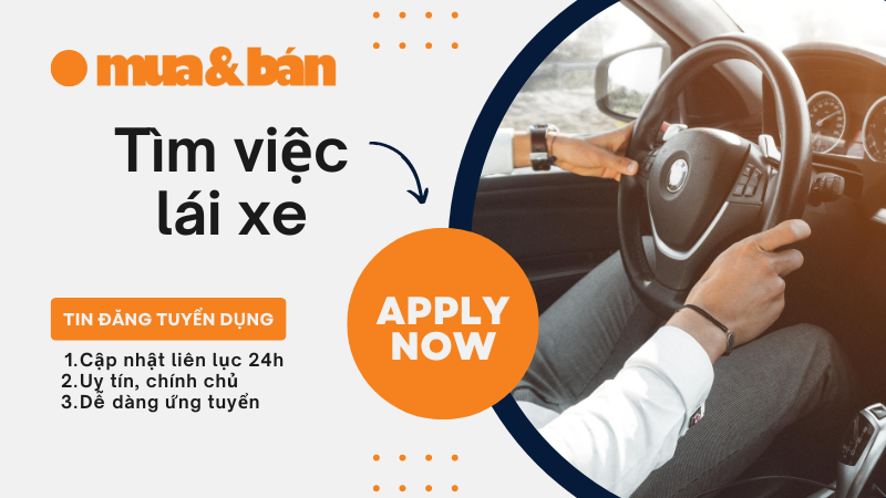 Muaban.net - Cầu nối giữa tài xế và nhà tuyển dụng, mang đến cơ hội việc làm đáng tin cậy.