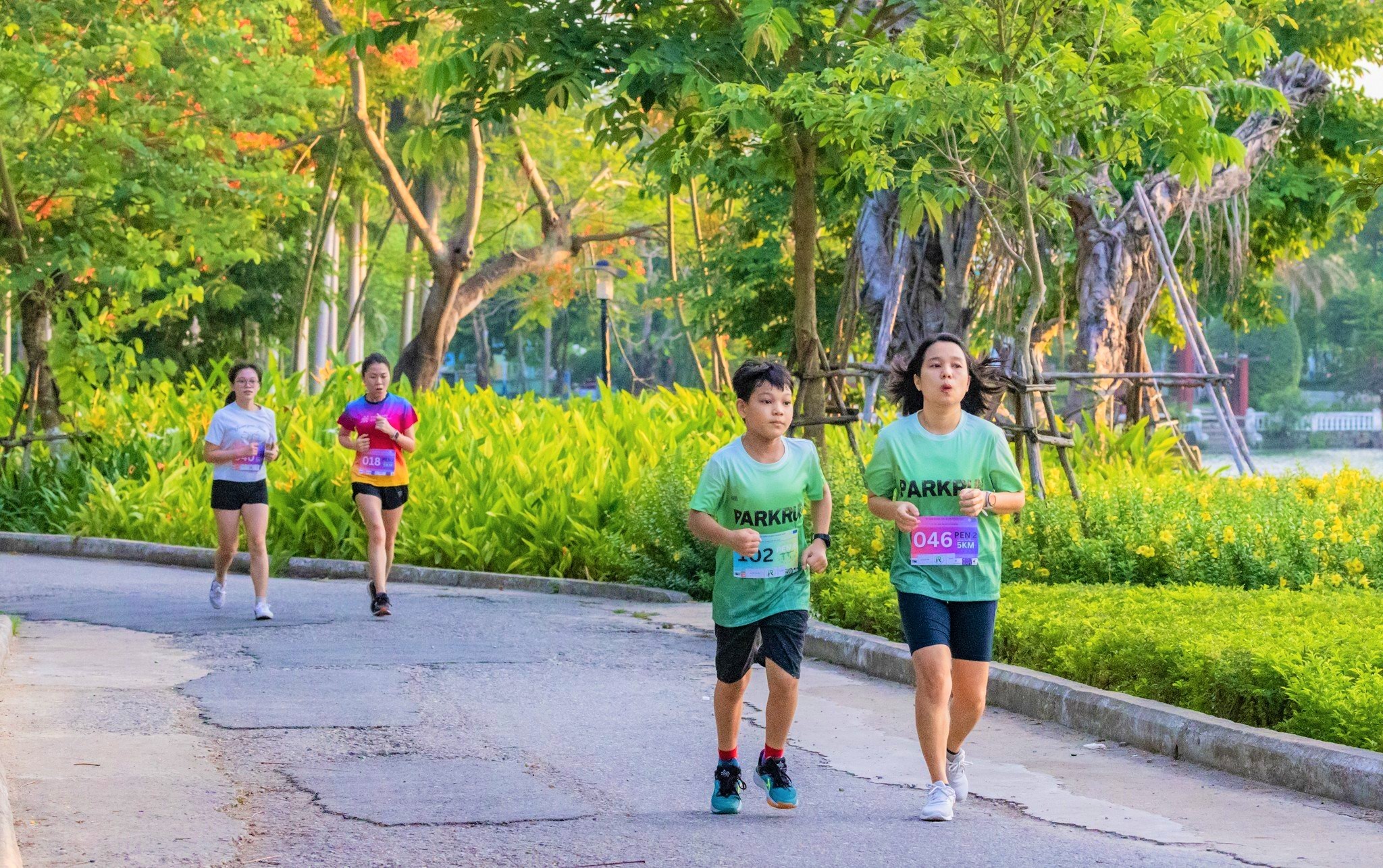 The local authorities facilitate the development of young talents by organising various sports competitions. IN THE PHOTO: Athletes competing in the Thanh Khe ParkRun 2024. Photo: P.N