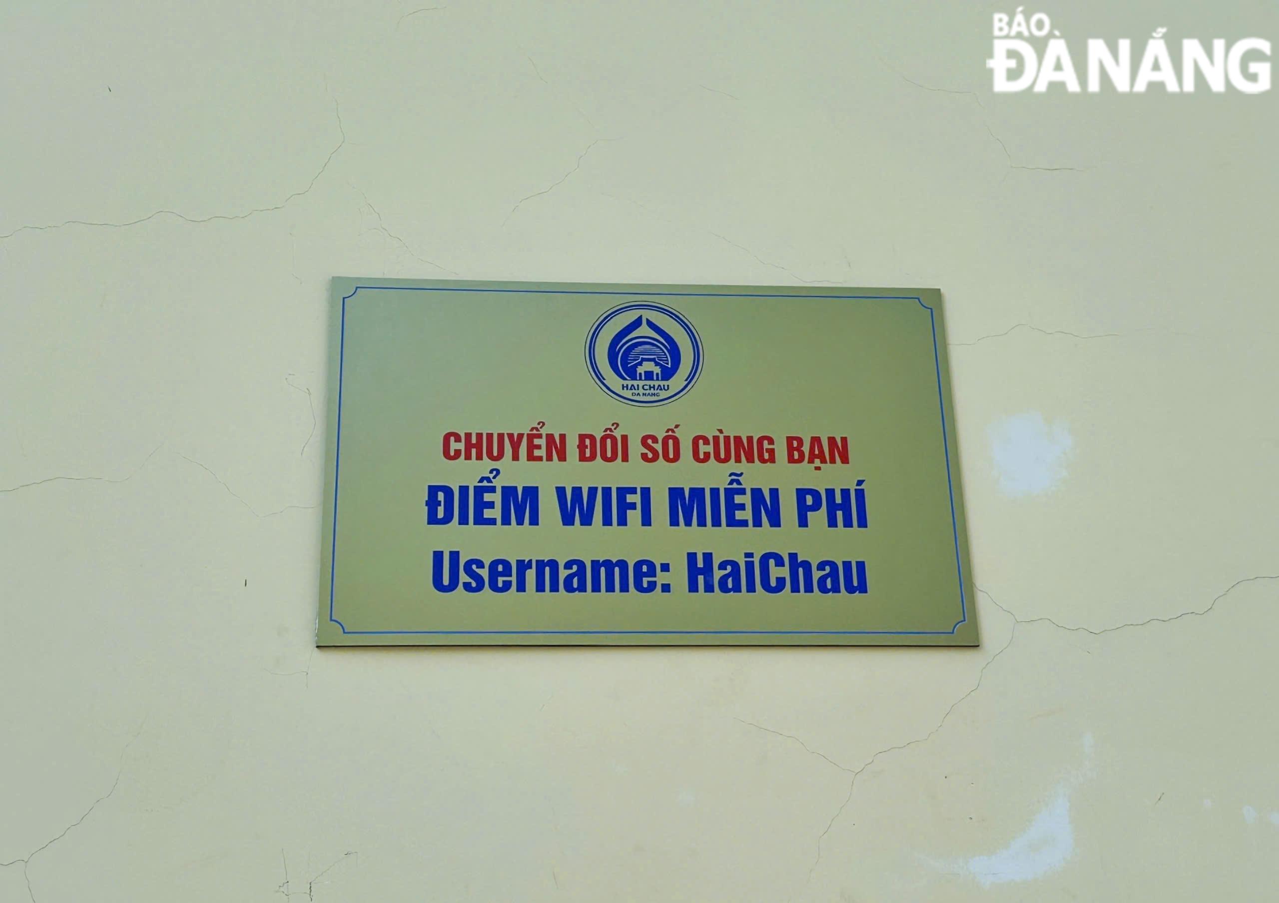 Các điểm wifi công cộng miễn phí có tên gọi là 