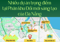 Infographic - Nhiều dự án trọng điểm tại Phân khu Đổi mới sáng tạo của Đà Nẵng